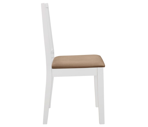 Juego de muebles de comedor 3 piezas MDF blanco