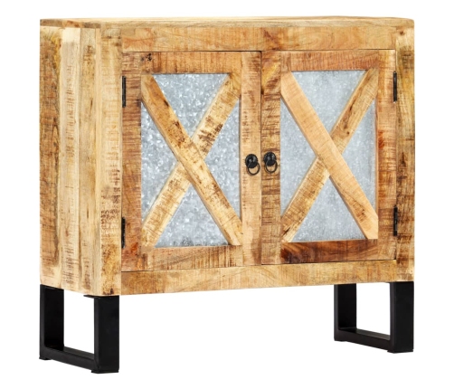 Aparador de madera de mango maciza 80x30x76 cm