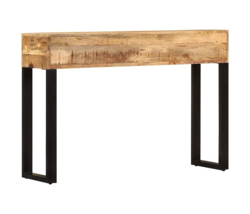 Mesa consola de madera maciza de mango 110x30x76 cm