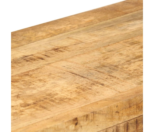 Mesa consola de madera maciza de mango 110x30x76 cm