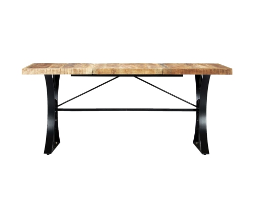 Mesa de comedor de madera maciza de mango 180x90x76 cm