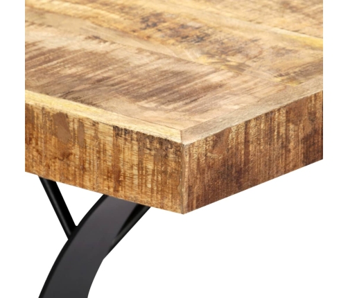 Mesa de comedor de madera maciza de mango 180x90x76 cm