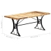 Mesa de comedor de madera maciza de mango 180x90x76 cm