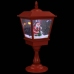 Farol de Navidad con base Papá Noel y LED 64 cm