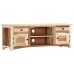 Mueble para TV de madera maciza reciclada 120x30x40 cm