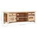 Mueble para TV de madera maciza reciclada 120x30x40 cm