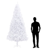 Árbol de Navidad artificial blanco 300 cm