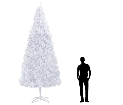 Árbol de Navidad artificial 400 cm blanco