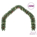 Guirnalda de Navidad decorada con bolas 20 m
