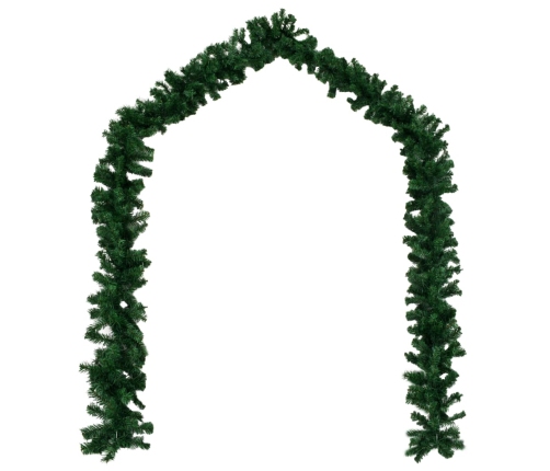 Guirnaldas de Navidad 4 unidades PVC verde 270 cm