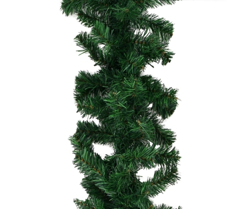 Guirnaldas de Navidad 4 unidades PVC verde 270 cm