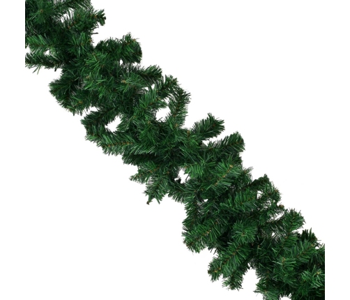 Guirnaldas de Navidad 4 unidades PVC verde 270 cm