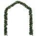 Guirnaldas de Navidad con bolas 4 unidades PVC verde 270 cm