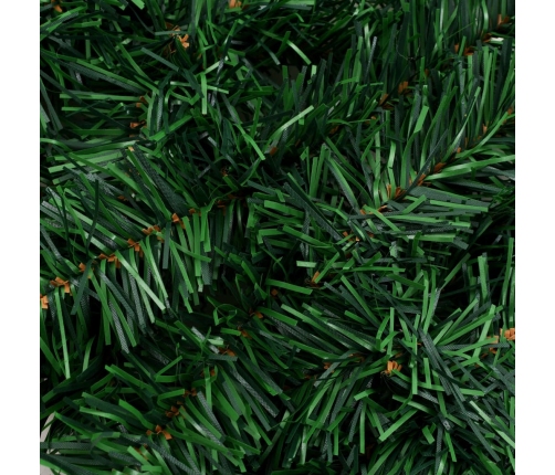 Guirnaldas de Navidad con bolas 4 unidades PVC verde 270 cm