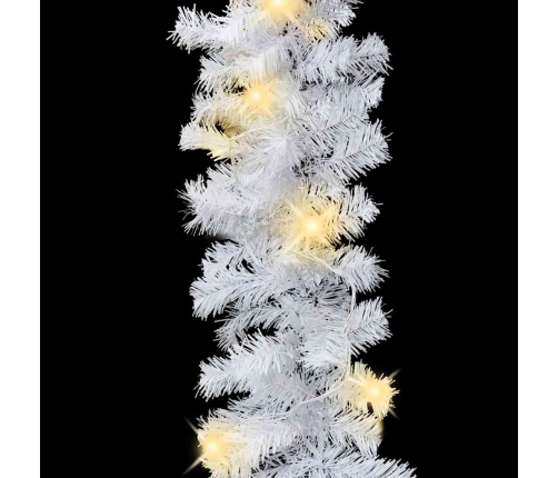 Guirnalda de Navidad con luces LED blanco 5 m