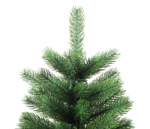 Árbol de Navidad artificial hojas realistas verde 65 cm