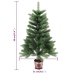 Árbol de Navidad artificial hojas realistas verde 90 cm