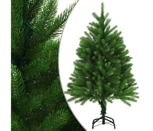 Árbol de Navidad artificial hojas realistas verde 120 cm