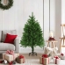 Árbol de Navidad artificial hojas realistas verde 120 cm