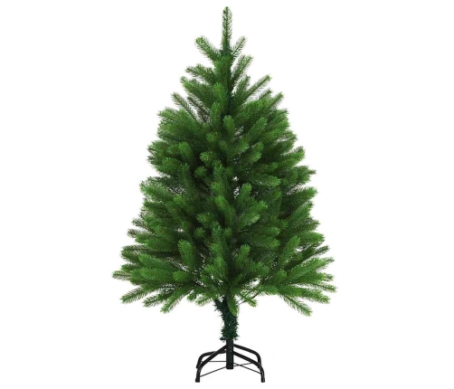 Árbol de Navidad artificial hojas realistas verde 120 cm