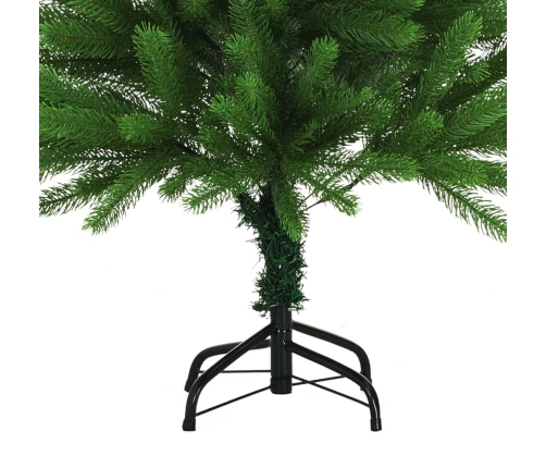 Árbol de Navidad artificial hojas realistas verde 120 cm