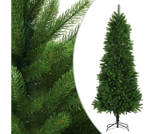 Árbol de Navidad artificial hojas realistas verde 240 cm