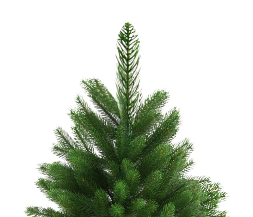 Árbol de Navidad artificial hojas realistas verde 240 cm