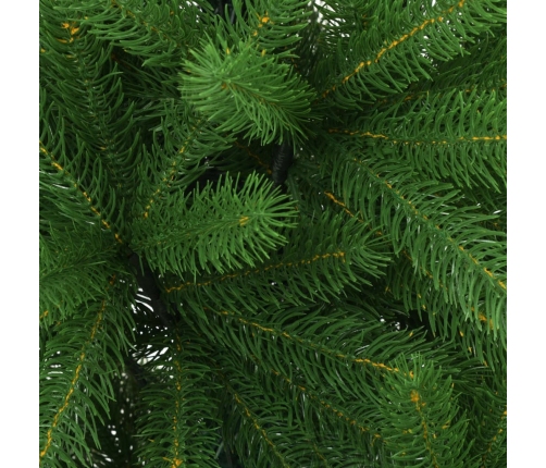 Árbol de Navidad artificial hojas realistas verde 240 cm