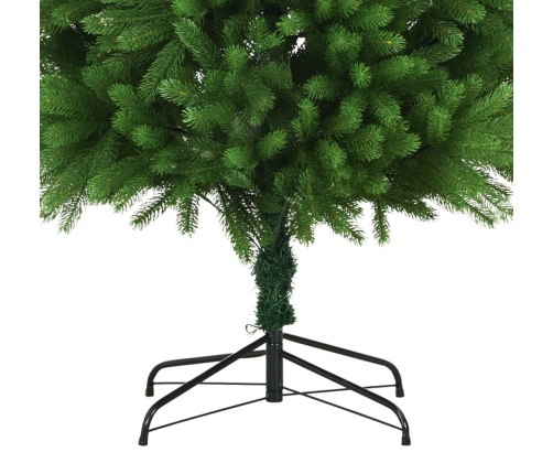 Árbol de Navidad artificial hojas realistas verde 240 cm