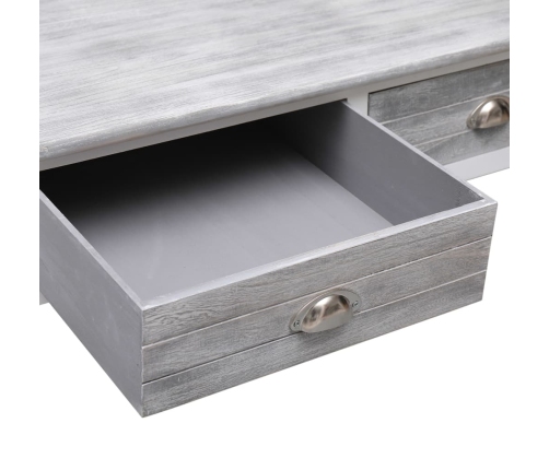 Mesa de centro de madera gris 100x50x45 cm