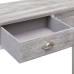 Mesa consola de madera gris 90x30x77 cm