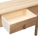 Mesa consola de madera color natural 90x30x77 cm