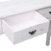 Mesa consola de madera blanco antiguo 90x30x77 cm