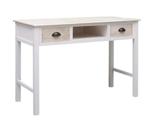 vidaXL Mesa consola de madera 110x45x76 cm