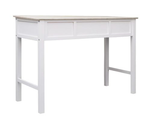 vidaXL Mesa consola de madera 110x45x76 cm