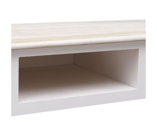 vidaXL Mesa consola de madera 110x45x76 cm