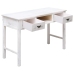 vidaXL Mesa consola de madera blanco antiguo 110x45x76 cm