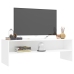 Mueble para TV madera contrachapada blanco 120x40x40 cm