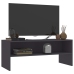 Mueble para TV madera contrachapada gris 100x40x40 cm