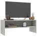 Mueble de TV madera contrachapada gris hormigón 100x40x40 cm