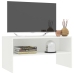 Mueble para TV madera contrachapada blanco 80x40x40 cm