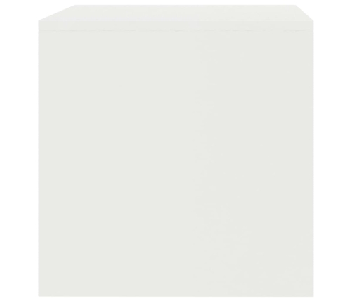 vidaXL Mueble para TV madera contrachapada blanco 80x40x40 cm