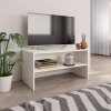 Mueble para TV madera contrachapada blanco 80x40x40 cm