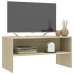 Mueble de TV madera contrachapada roble Sonoma 80x40x40cm