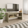 Mueble de TV madera contrachapada roble Sonoma 80x40x40cm