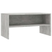 Mueble de TV madera contrachapada gris hormigón 80x40x40 cm