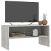 Mueble de TV madera contrachapada gris hormigón 80x40x40 cm