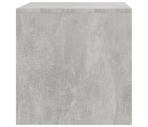 Mueble de TV madera contrachapada gris hormigón 80x40x40 cm