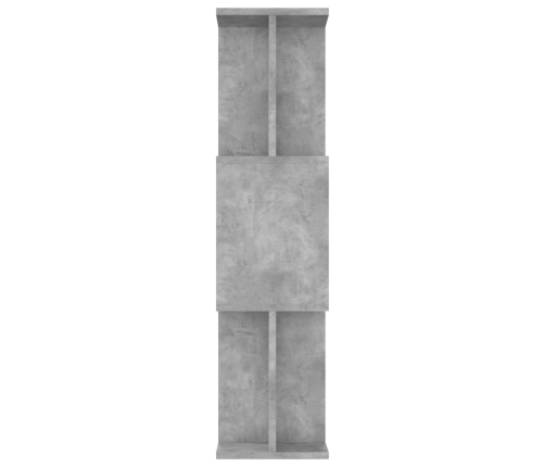 Estantería madera contrachapada gris hormigón 80x24x96cm