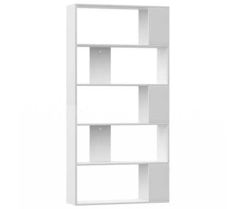 vidaXL Estantería/divisor madera contrachapada blanco 80x24x159cm